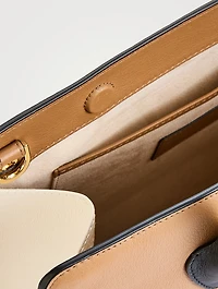 Midi Leather Tote Bag