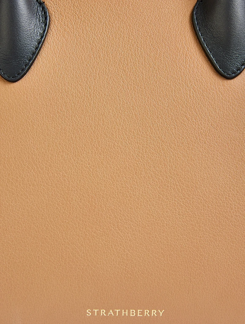 Midi Leather Tote Bag