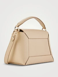Mosaic Leather Top Handle Bag