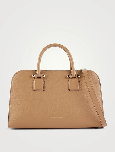 Midi Georgia Leather Tote Bag