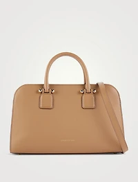 Midi Georgia Leather Tote Bag