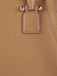 Midi Georgia Leather Tote Bag