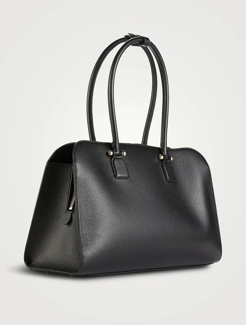 Maxi Georgia Leather Tote Bag