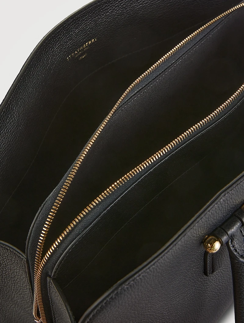 Maxi Georgia Leather Tote Bag