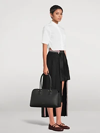 Maxi Georgia Leather Tote Bag