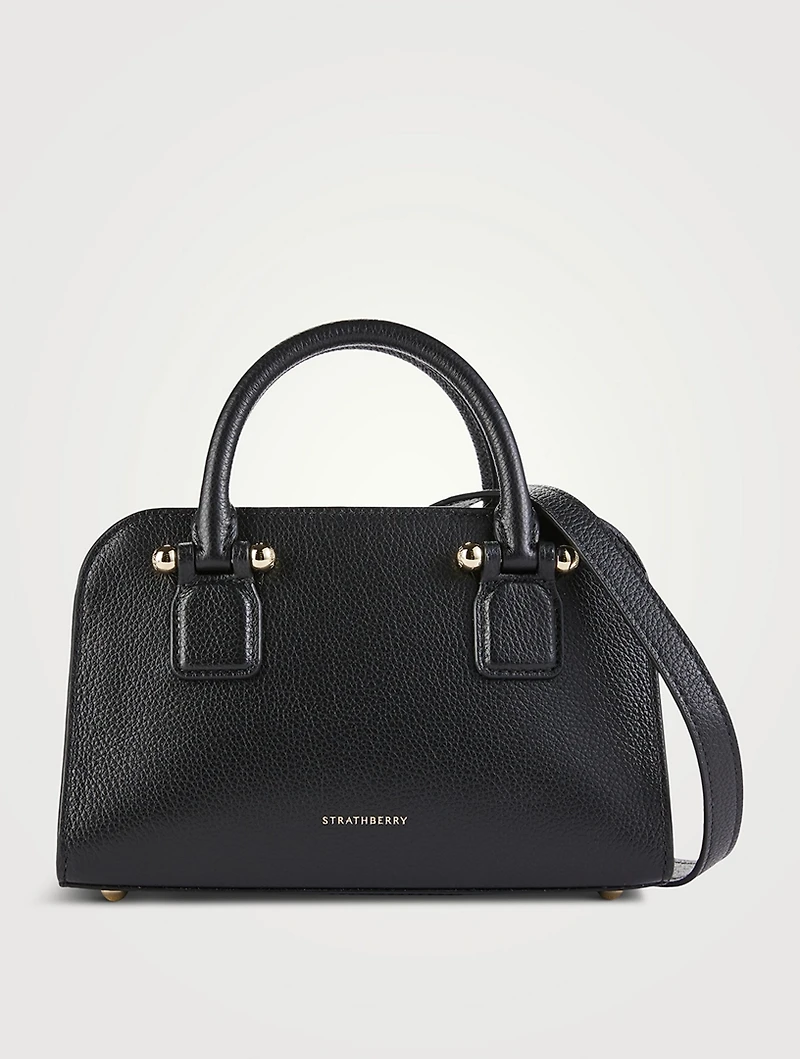 Mini Georgia Leather Crossbody Tote Bag