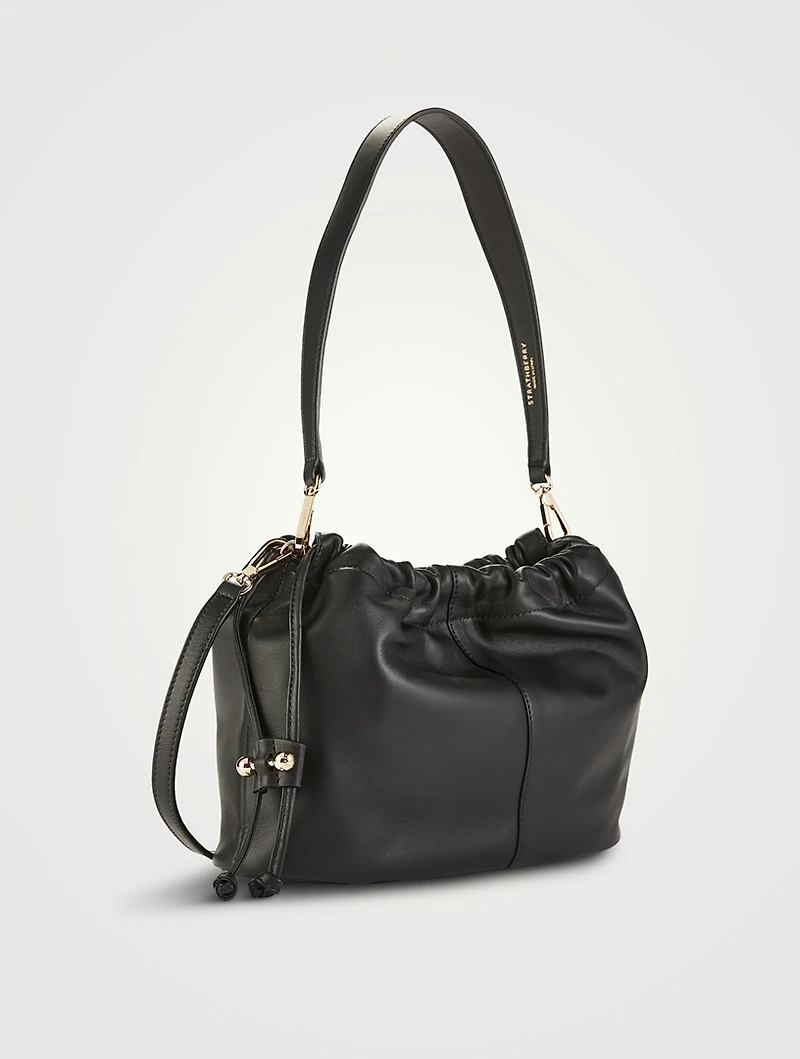 Midi Charlotte Leather Crossbody Pouch