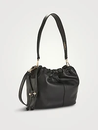 Midi Charlotte Leather Crossbody Pouch