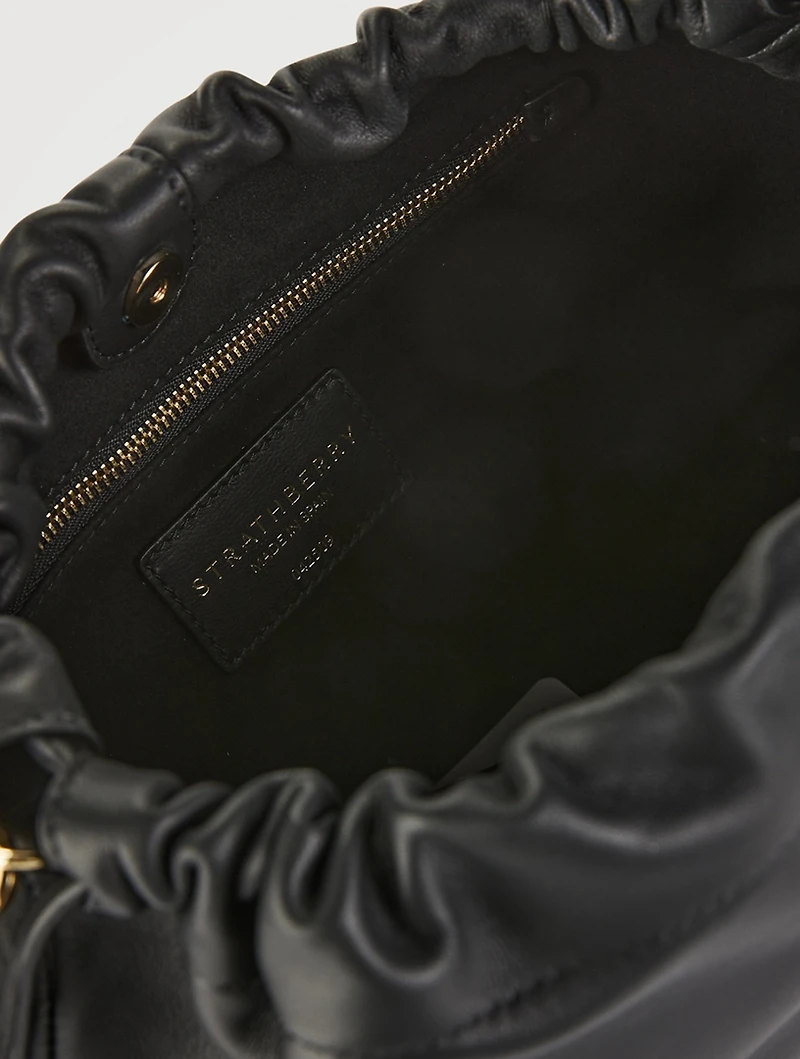 Midi Charlotte Leather Crossbody Pouch