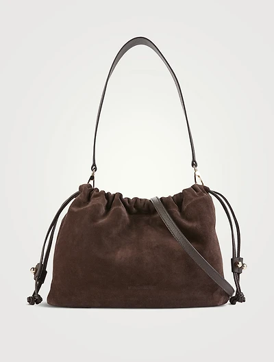 Midi Charlotte Suede Crossbody Pouch