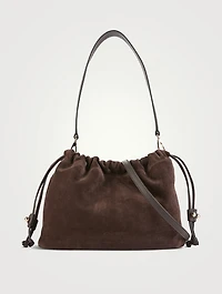 Midi Charlotte Suede Crossbody Pouch