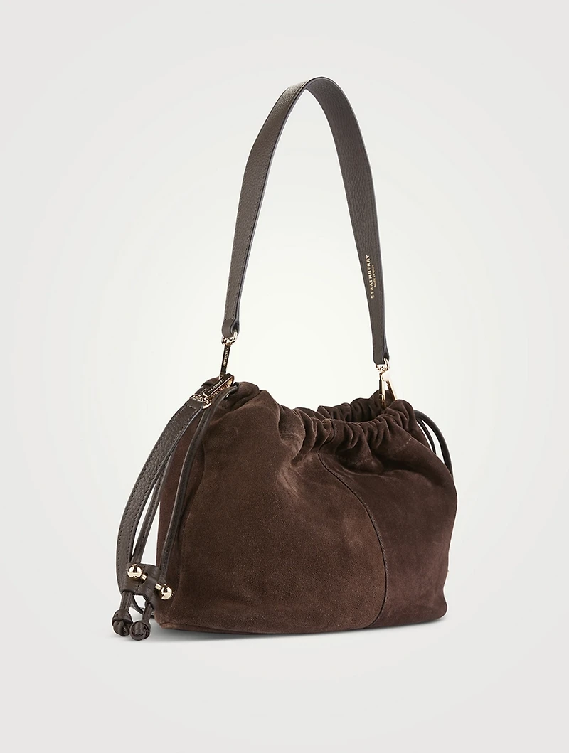 Midi Charlotte Suede Crossbody Pouch
