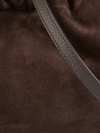 Midi Charlotte Suede Crossbody Pouch