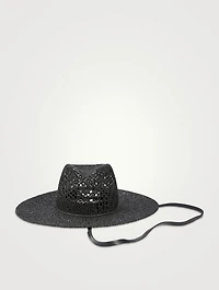 Fedora Hat With Neck Tie