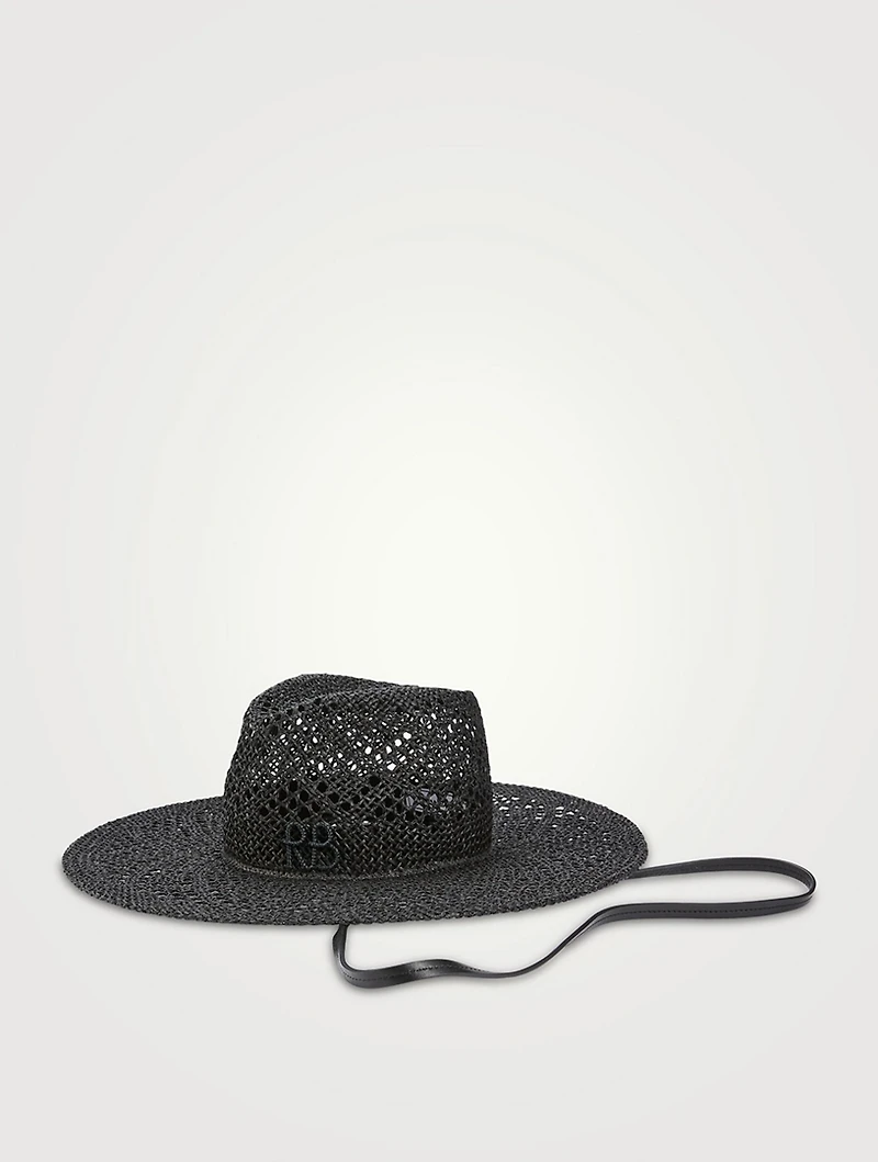 Fedora Hat With Neck Tie