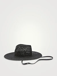 Fedora Hat With Neck Tie