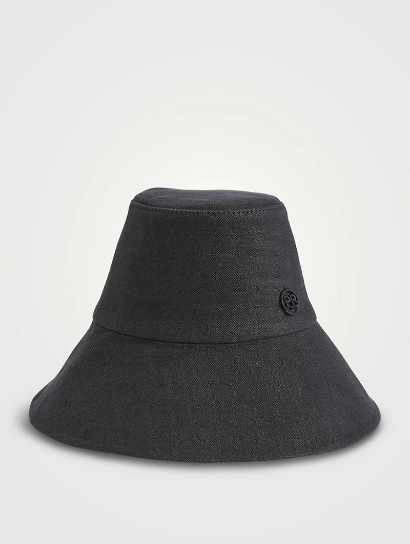 Bucket Hat With Bow Ties