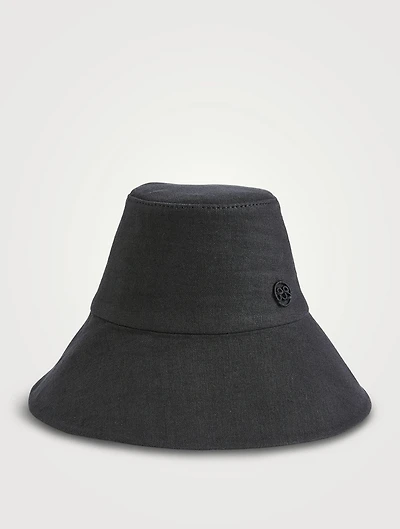 Bucket Hat With Bow Ties