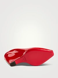 Alicia Patent Leather Wedge Mules