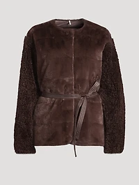 Jouillat Faux Fur Down Jacket