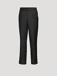 Wool Tapered Trousers