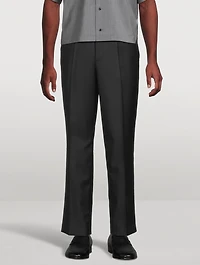 Wool Tapered Trousers