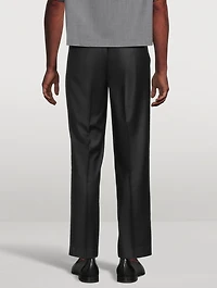 Wool Tapered Trousers