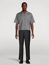 Wool Tapered Trousers