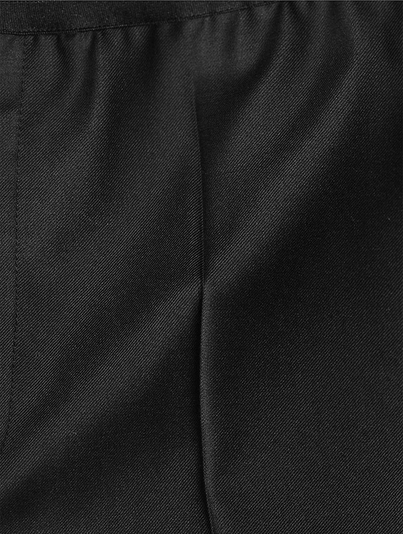 Wool Tapered Trousers