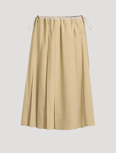 Pleated Midi Skirt