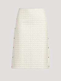Quilted Midi Skirt