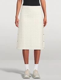 Quilted Midi Skirt