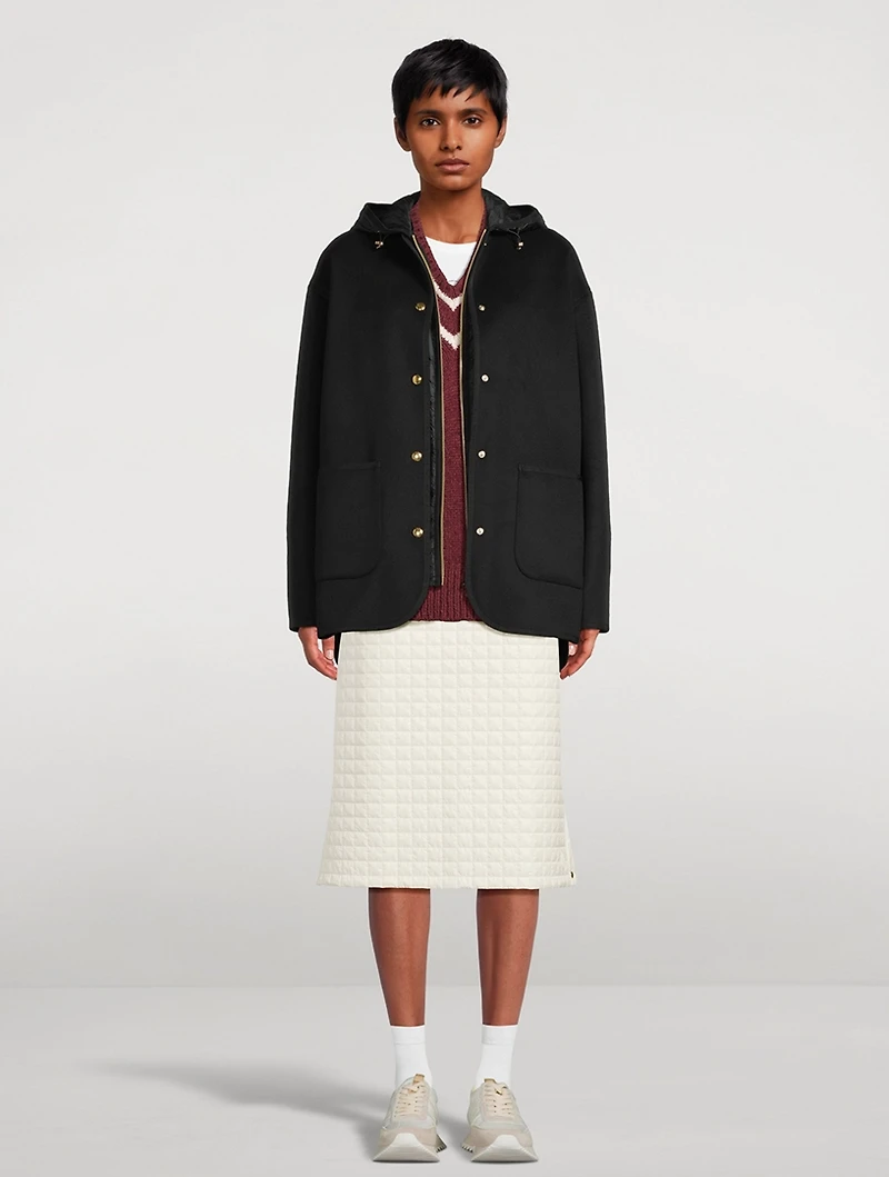 Quilted Midi Skirt