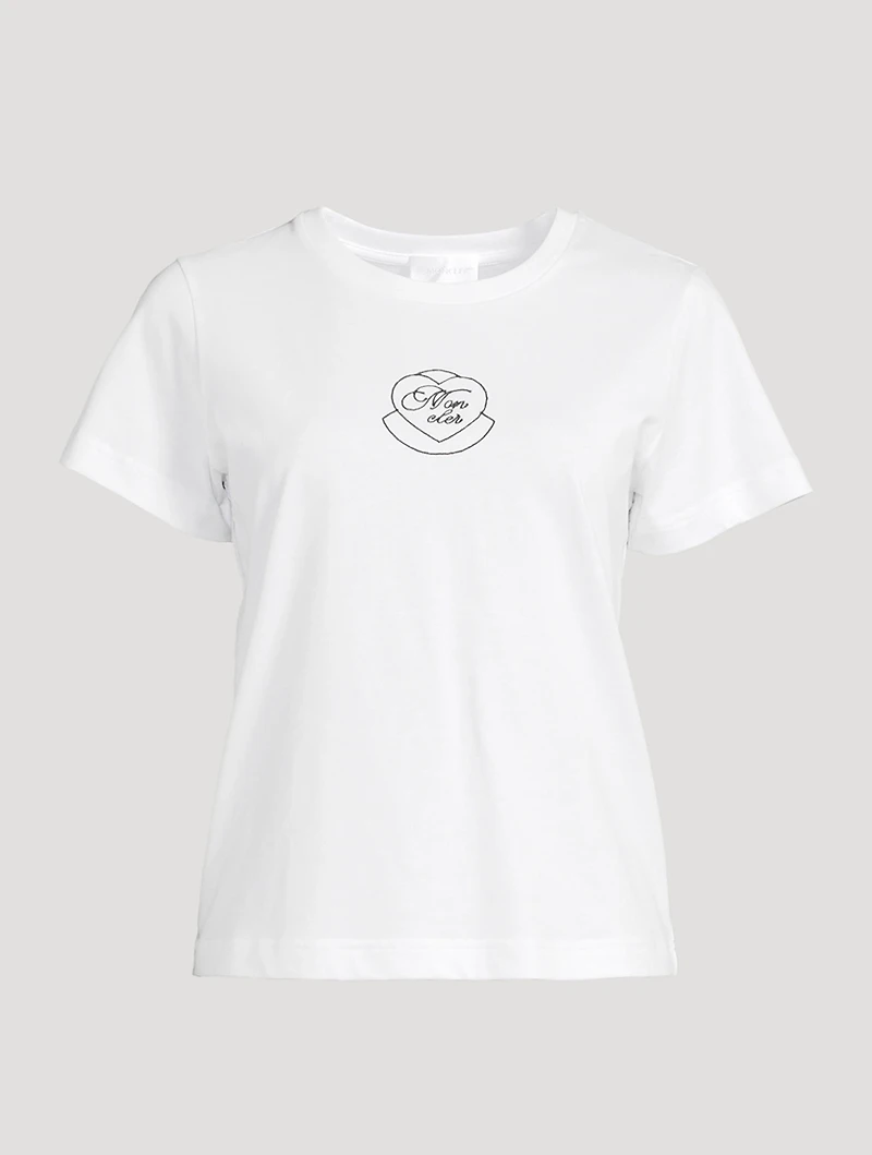 Embroidered Heart Logo T-Shirt