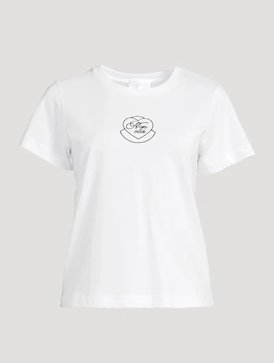 Embroidered Heart Logo T-Shirt