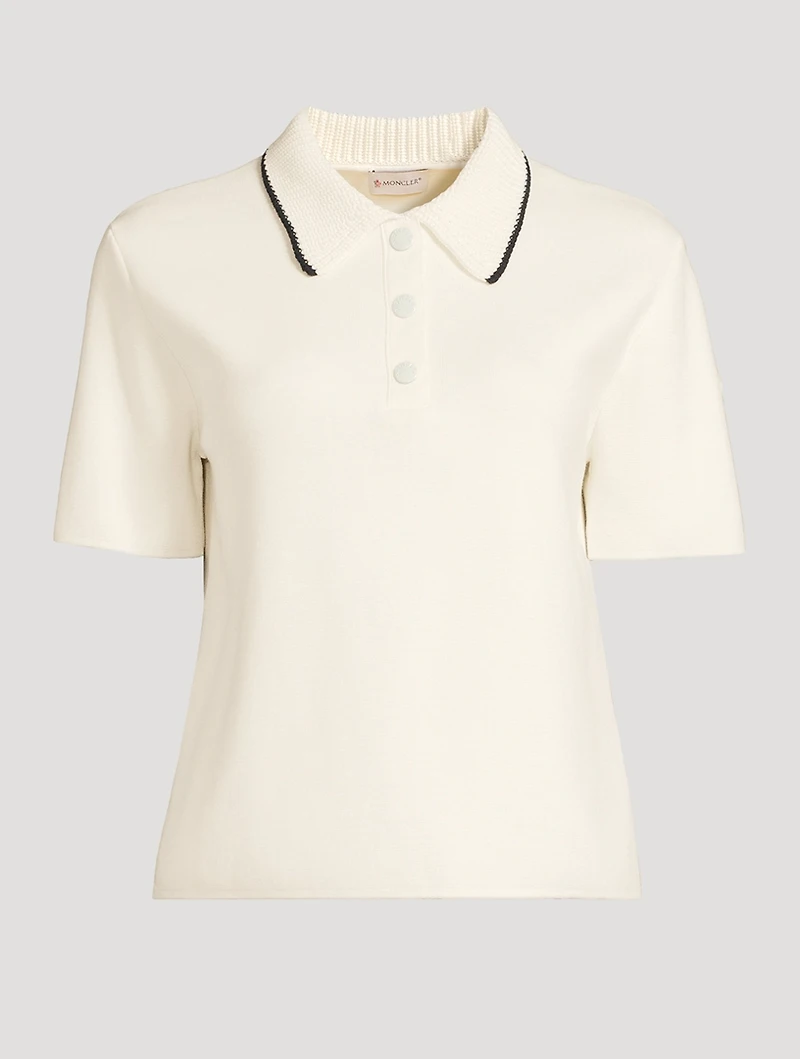 Cotton Knit Polo Shirt