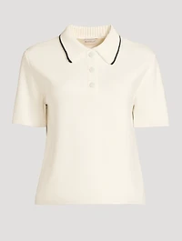 Cotton Knit Polo Shirt