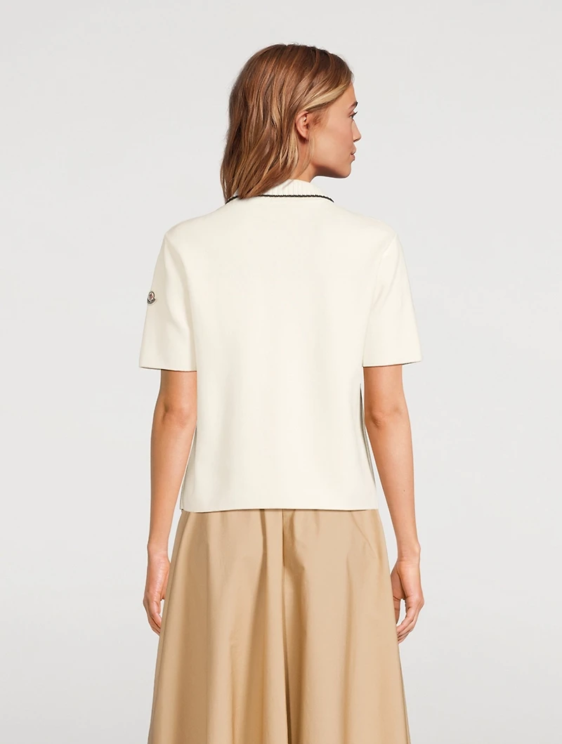 Cotton Knit Polo Shirt