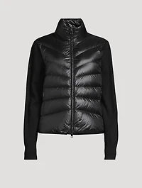 Padded Wool Down Cardigan