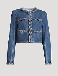 Braided Denim Jacket