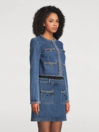 Braided Denim Jacket