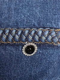 Braided Denim Jacket