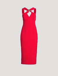 Cameron Cross-Front Midi Dress