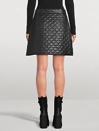 Quilted Mini Skirt