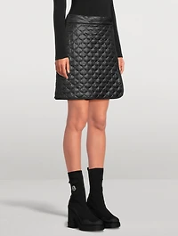 Quilted Mini Skirt