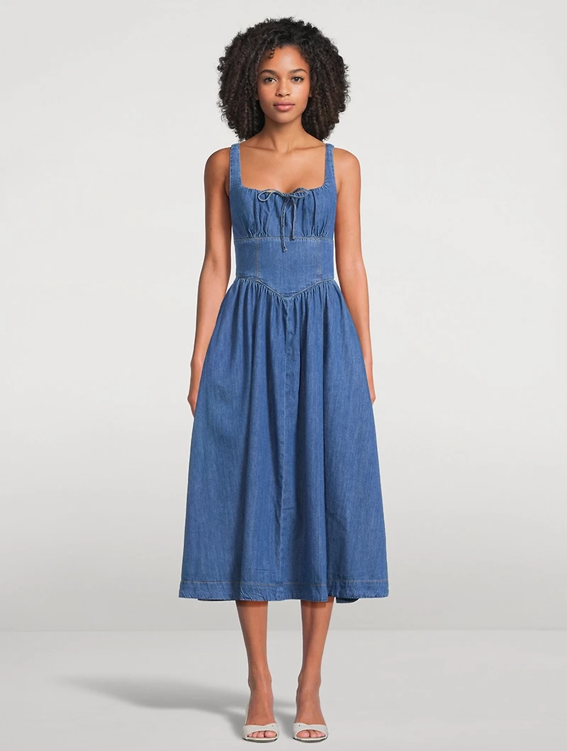 Balia Corset Midi Dress