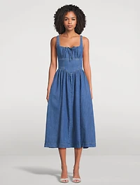 Balia Corset Midi Dress
