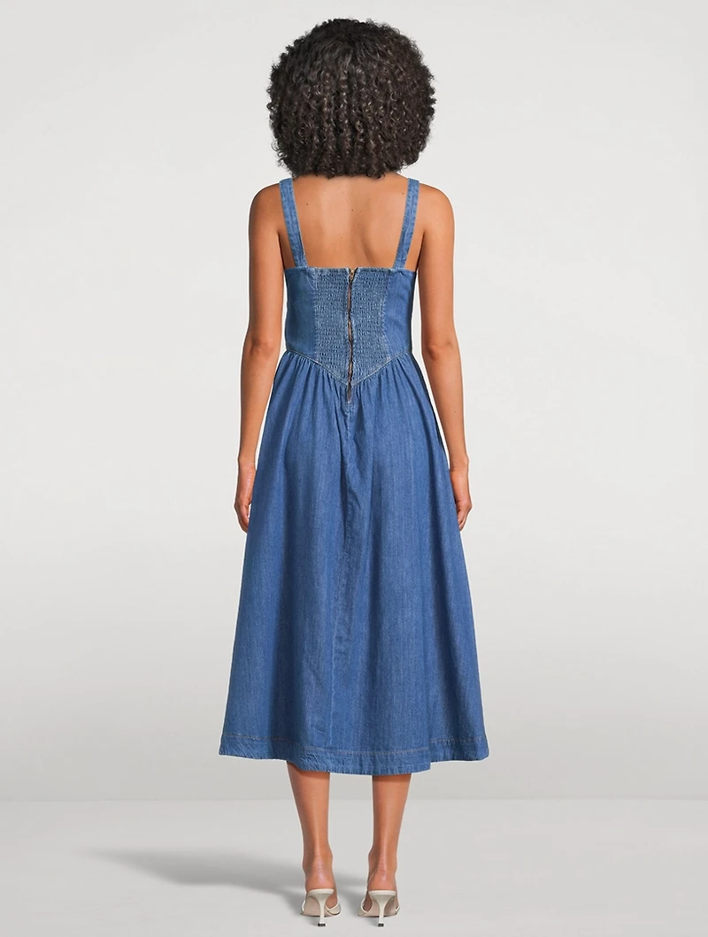 Balia Corset Midi Dress