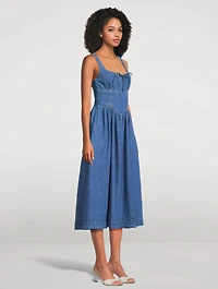 Balia Corset Midi Dress