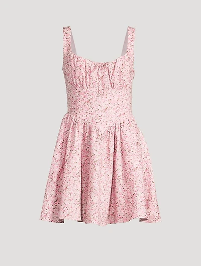 Daria Corset Mini Dress Floral Print